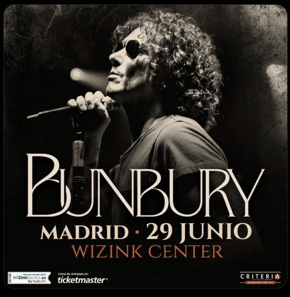 Concierto Enrique Bunbury Madrid