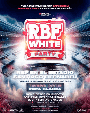 RBF White Party Madrid en Madrid