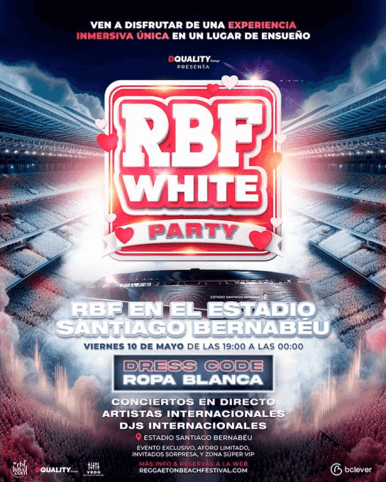 Reventa de entradas RBF White Party Madrid