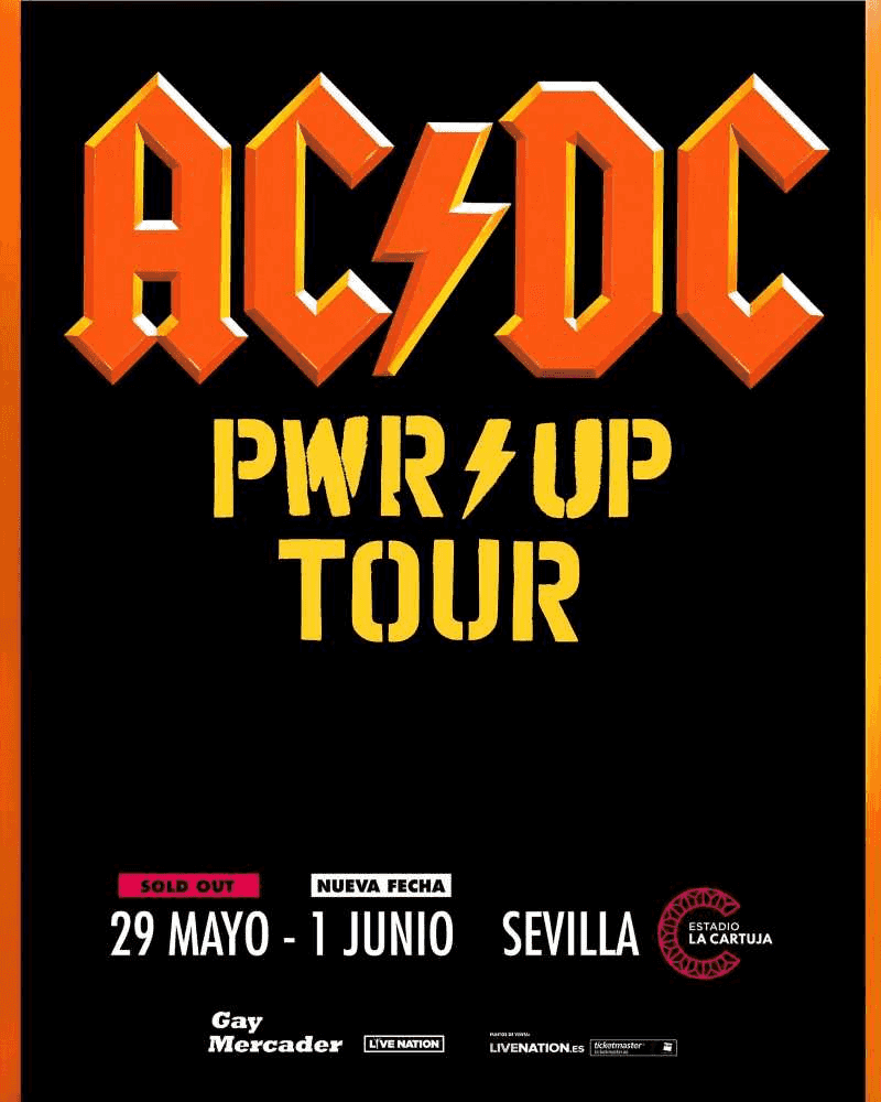 AC/DC Sevilla 1 de junio en Madrid
